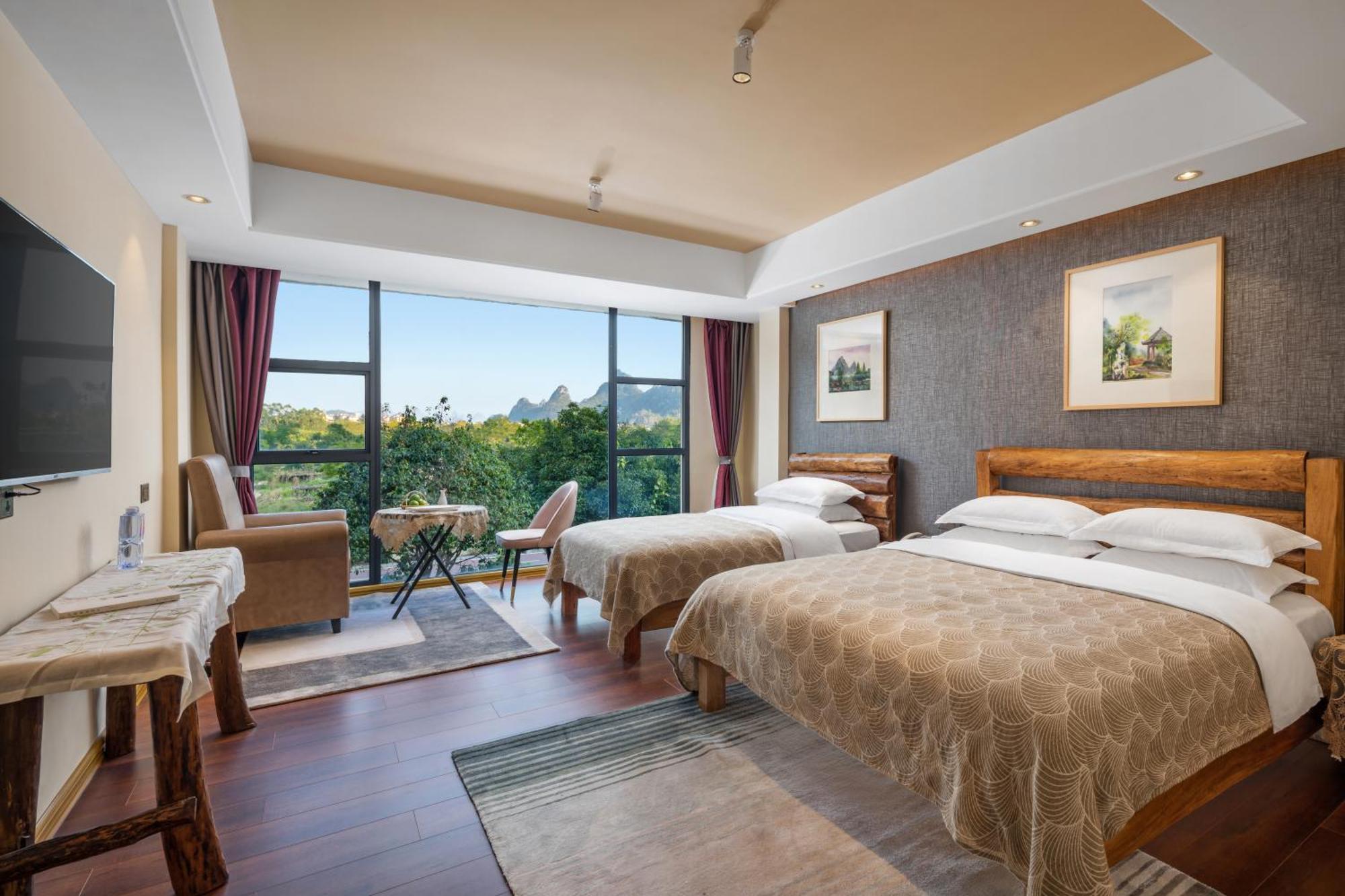 Guilin Village Creek Inn-Free Private Car Pick Up Station Stay 3 Nights מראה חיצוני תמונה