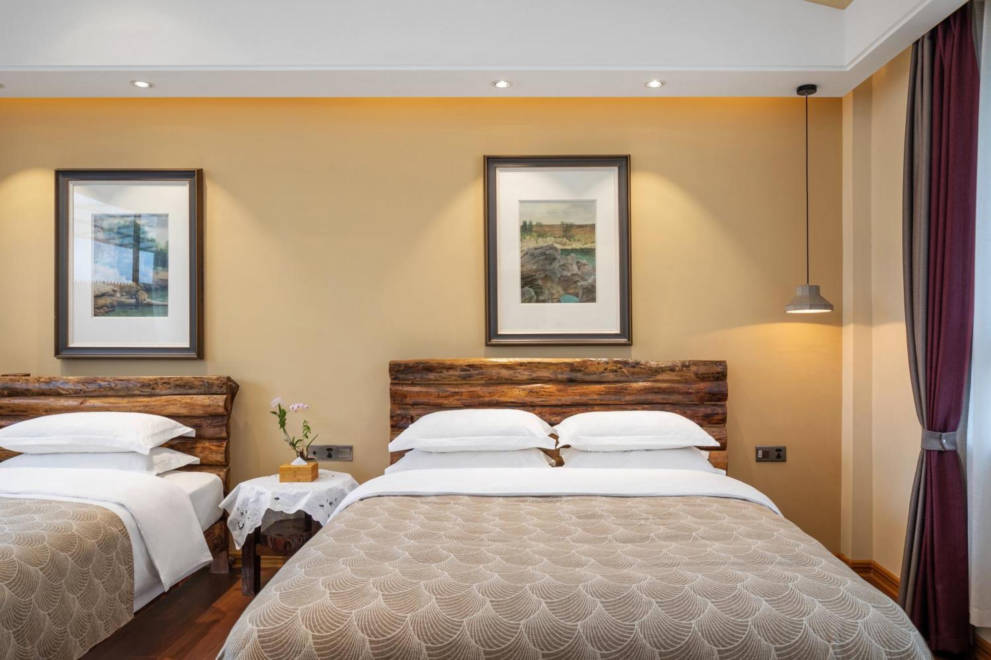 Guilin Village Creek Inn-Free Private Car Pick Up Station Stay 3 Nights מראה חיצוני תמונה