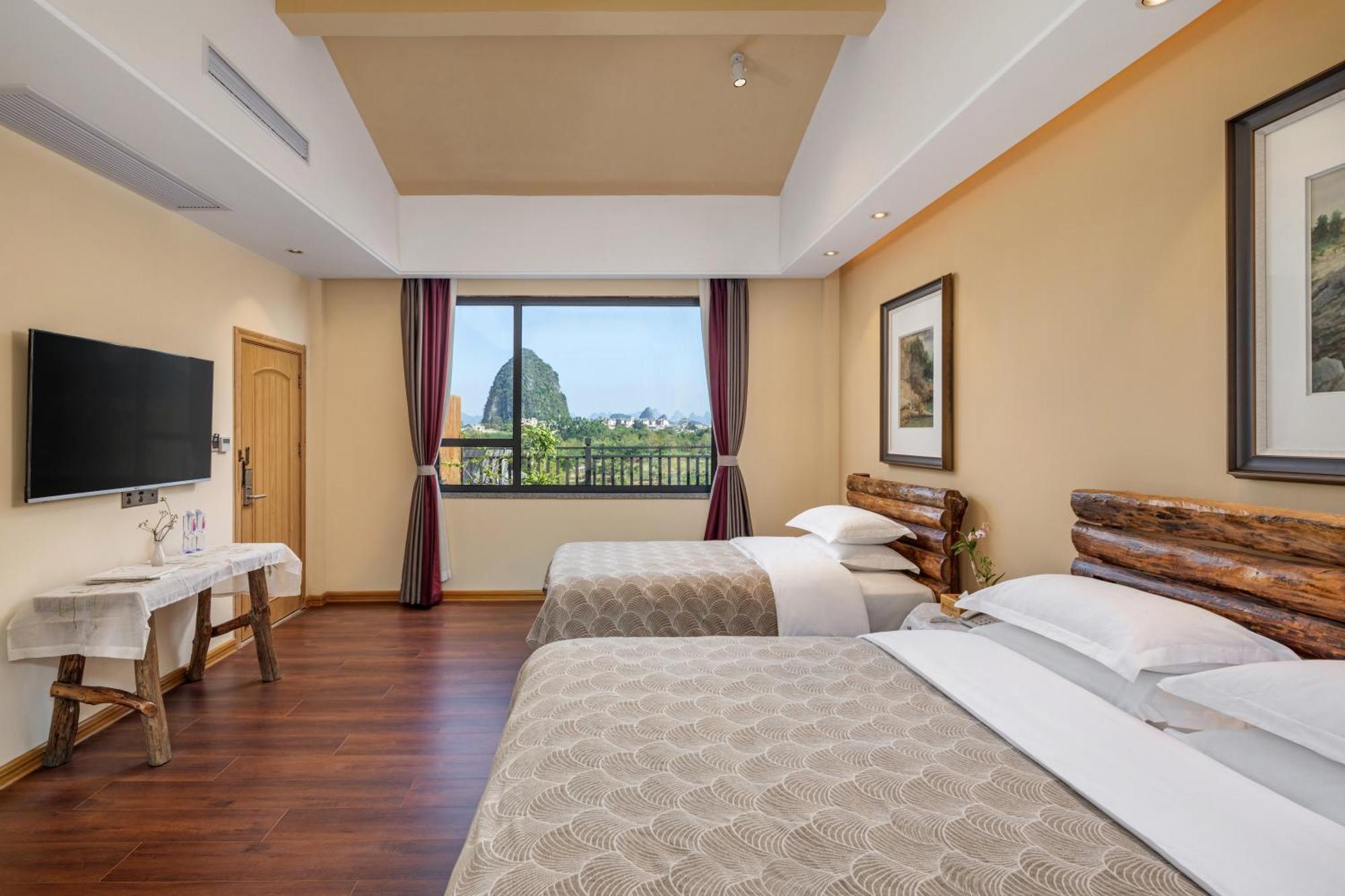 Guilin Village Creek Inn-Free Private Car Pick Up Station Stay 3 Nights מראה חיצוני תמונה