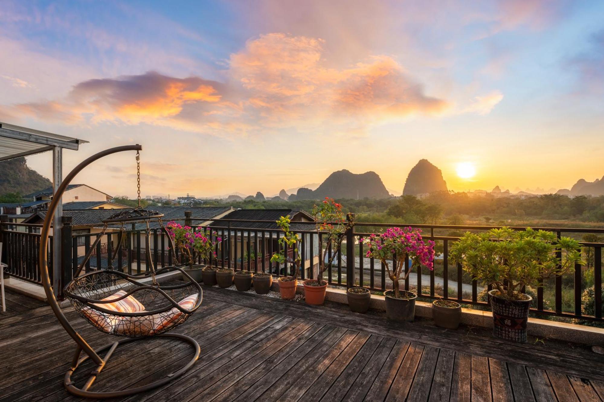 Guilin Village Creek Inn-Free Private Car Pick Up Station Stay 3 Nights מראה חיצוני תמונה