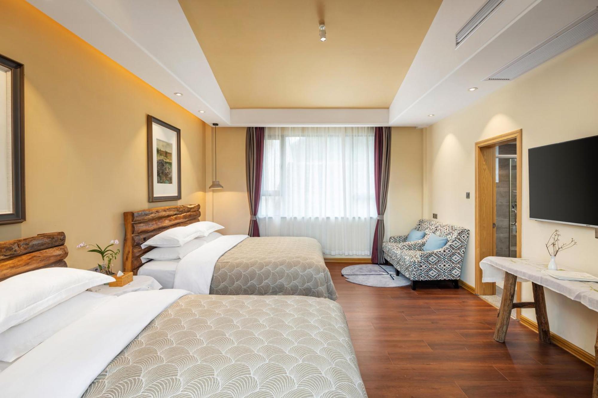 Guilin Village Creek Inn-Free Private Car Pick Up Station Stay 3 Nights מראה חיצוני תמונה