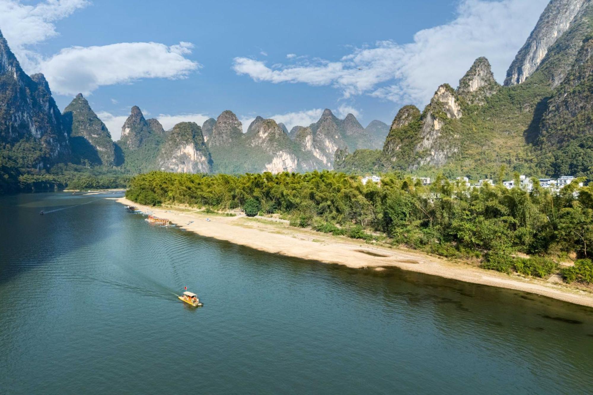 Guilin Village Creek Inn-Free Private Car Pick Up Station Stay 3 Nights מראה חיצוני תמונה