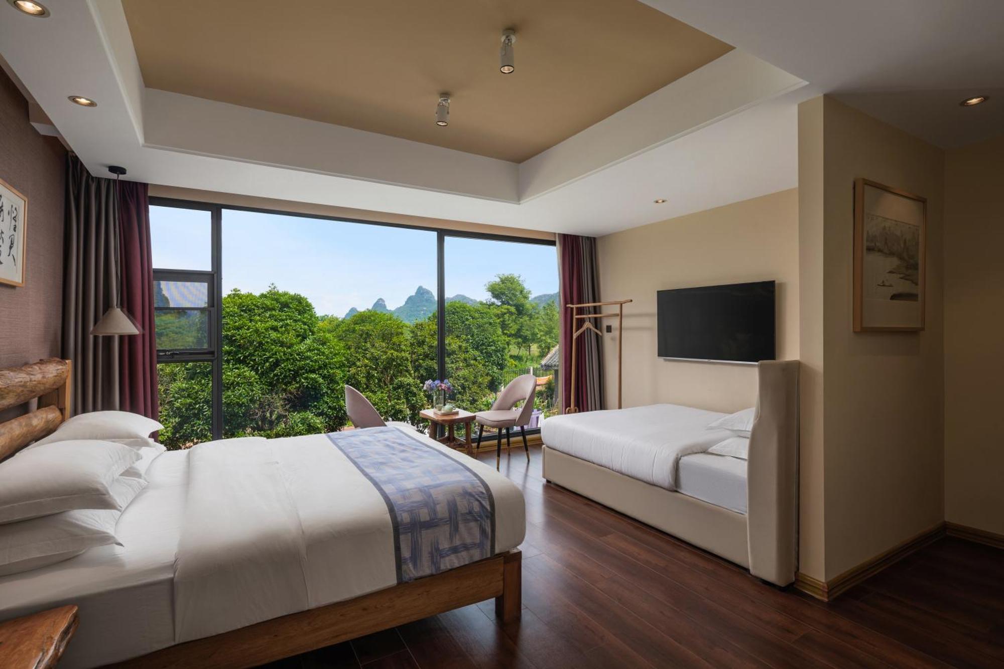 Guilin Village Creek Inn-Free Private Car Pick Up Station Stay 3 Nights מראה חיצוני תמונה