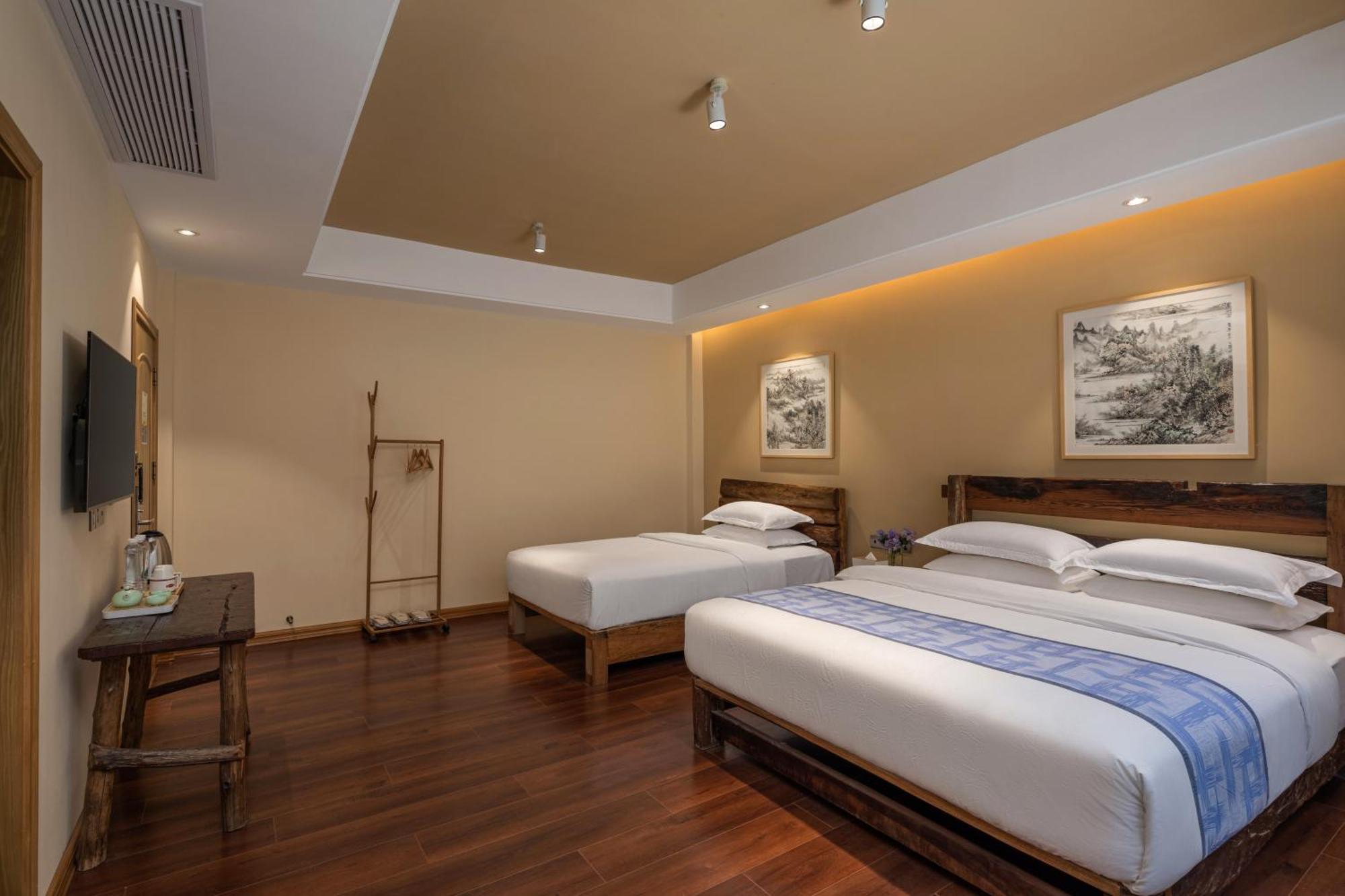Guilin Village Creek Inn-Free Private Car Pick Up Station Stay 3 Nights מראה חיצוני תמונה